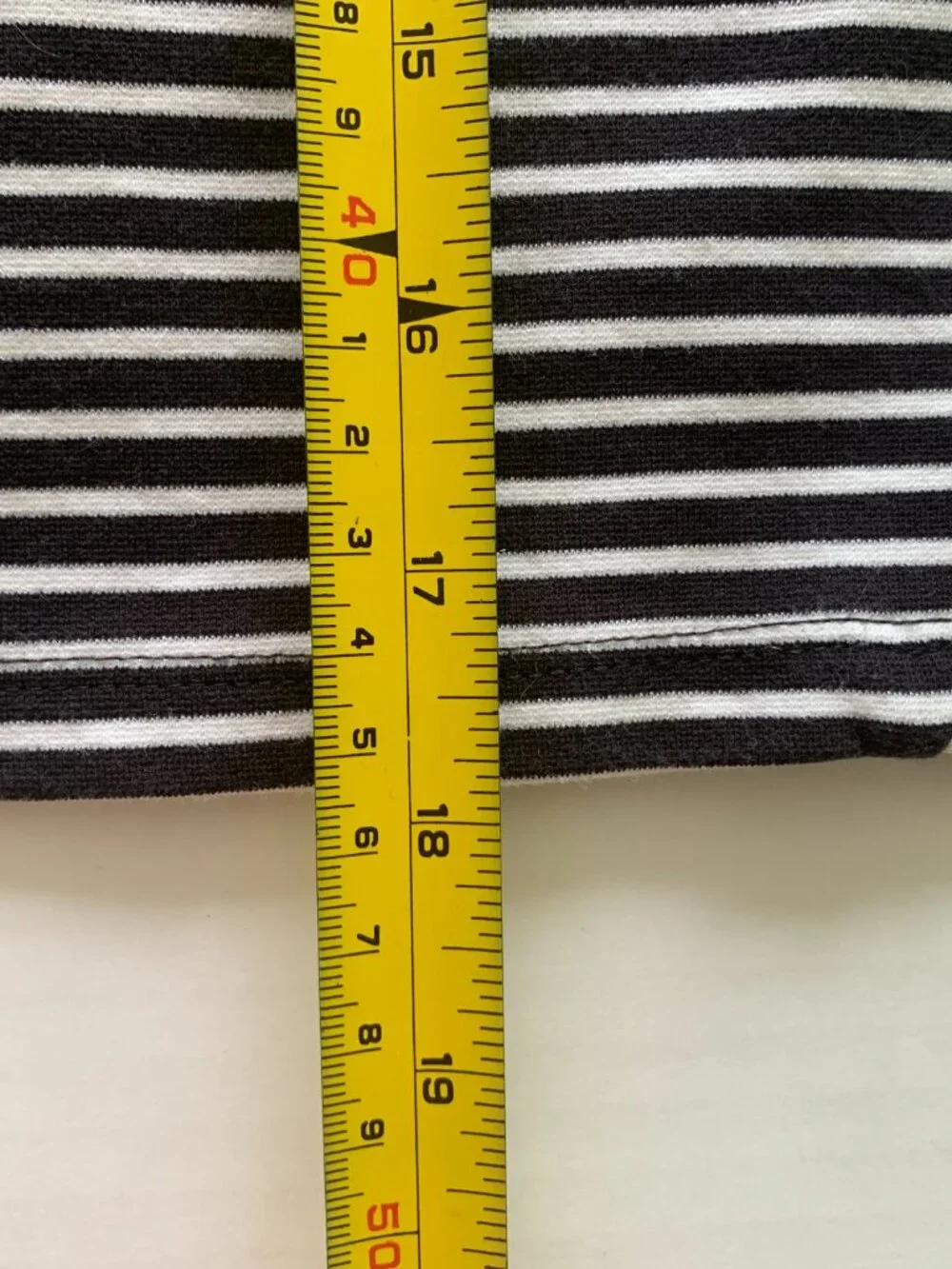 Toad&Co Transita Striped Pencil Skirt Women Size M Black White Stretch Casual